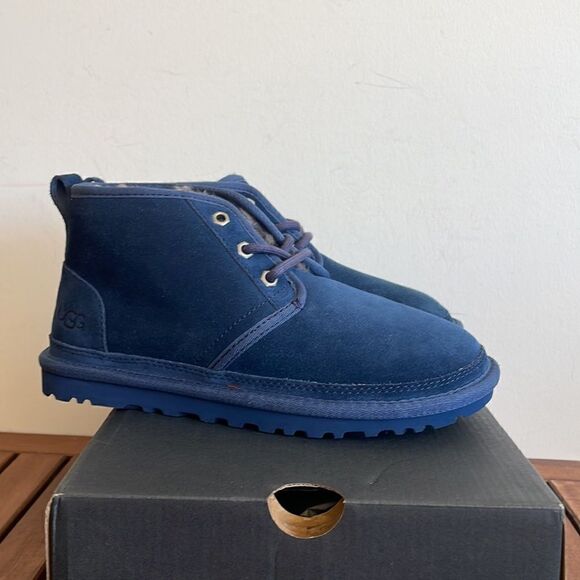 UGG Neumel Shoes Navy Women Size 6 - Picture 8 of 14